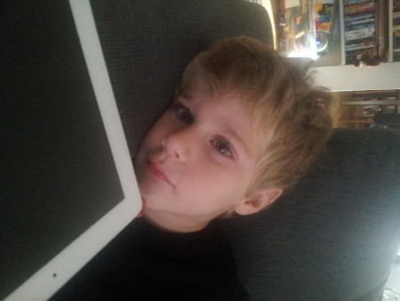 En liten pust i bakken!